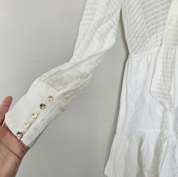 NWT Keepsake the lable New Look white mini dress size 4 - Picture 4 of 15